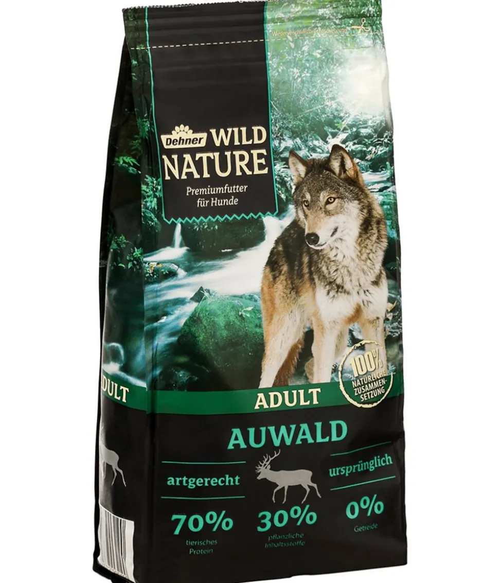 Dehner Wild Nature Trockenfutter für Hunde Auwald Adult, Wild