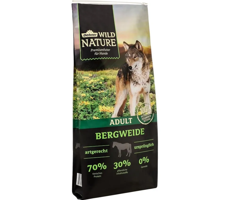 Dehner Wild Nature Trockenfutter für Hunde Hochmoor Senior