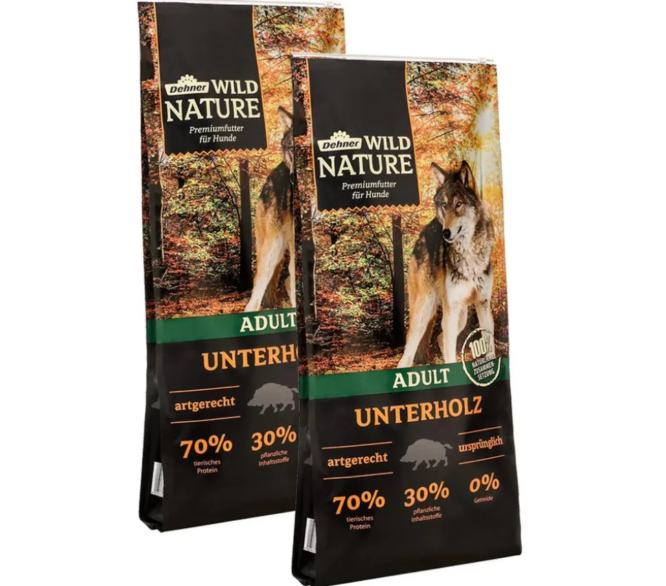 Dehner Wild Nature Trockenfutter für Hunde Unterholz Adult