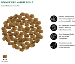 Dehner Wild Nature Trockenfutter für Hunde Heidetal Adult