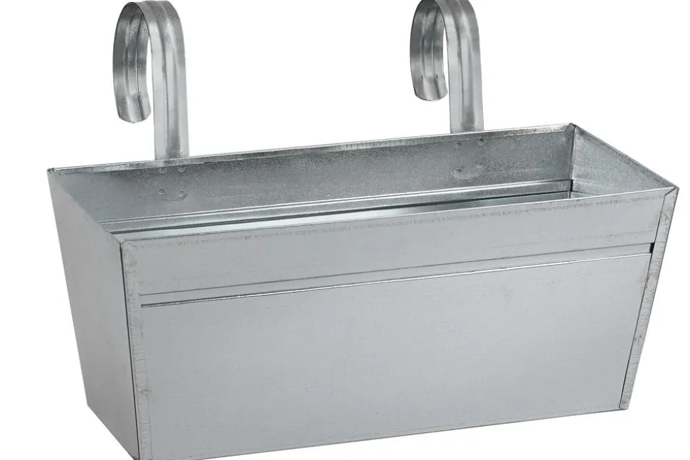 Dehner Zink-Blumenkasten, ca. B40/H16/T17 cm
