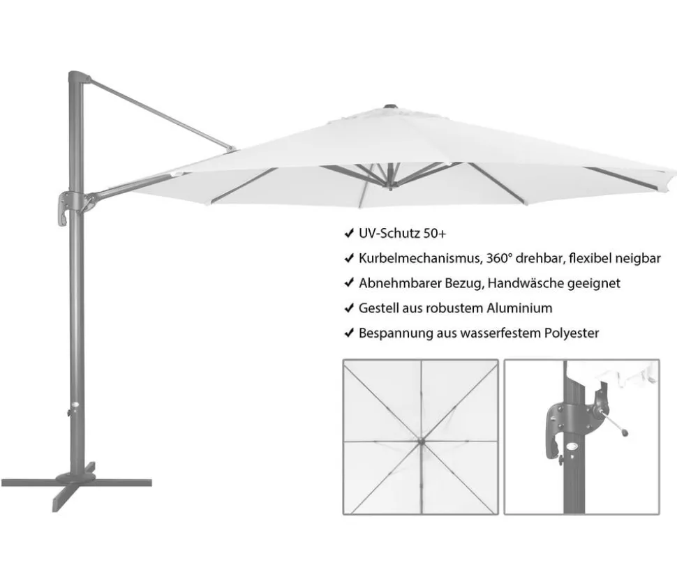 Derby Pendelschirm Ravenna, rund, ca. Ø400 cm