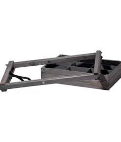 dobar Holz-Kräutertisch klappbar, ca. B58/H75/T38 cm
