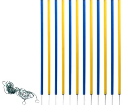 dobar® petlife Agility Slalom-Set, 12-teilig