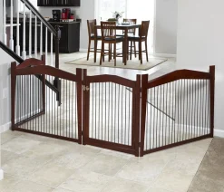 dobar® petlife Design-Hundekäfig, braun, ca. B59/H82,5/T57 cm