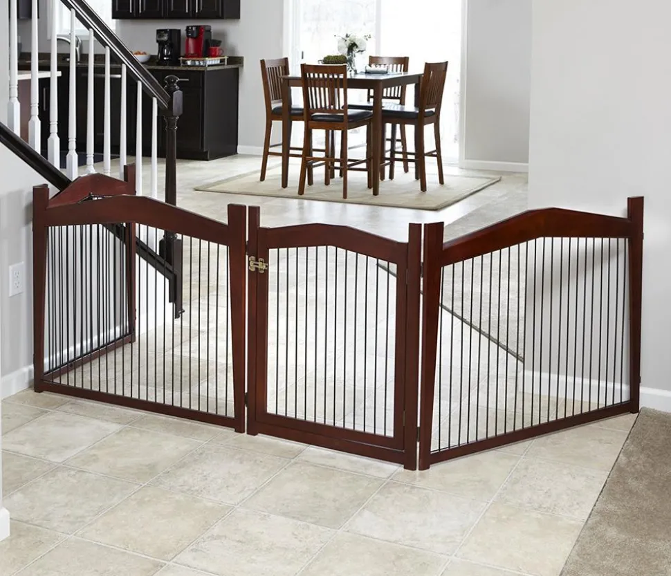 dobar® petlife Design-Hundekäfig, braun, ca. B59/H82,5/T57 cm