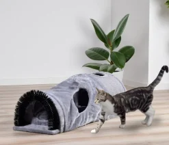 dobar® petlife Katzentunnel, grau, ca. B87/H27/T37,5 cm