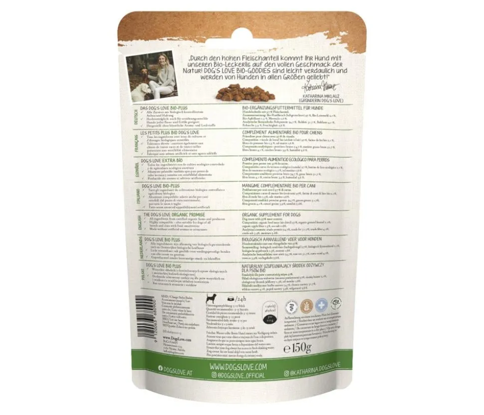 DOG'S LOVE Hundesnack Bio Goodies, 150 g