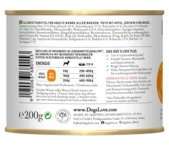 DOG'S LOVE Nassfutter für Hunde Adult, 6 x 200 g