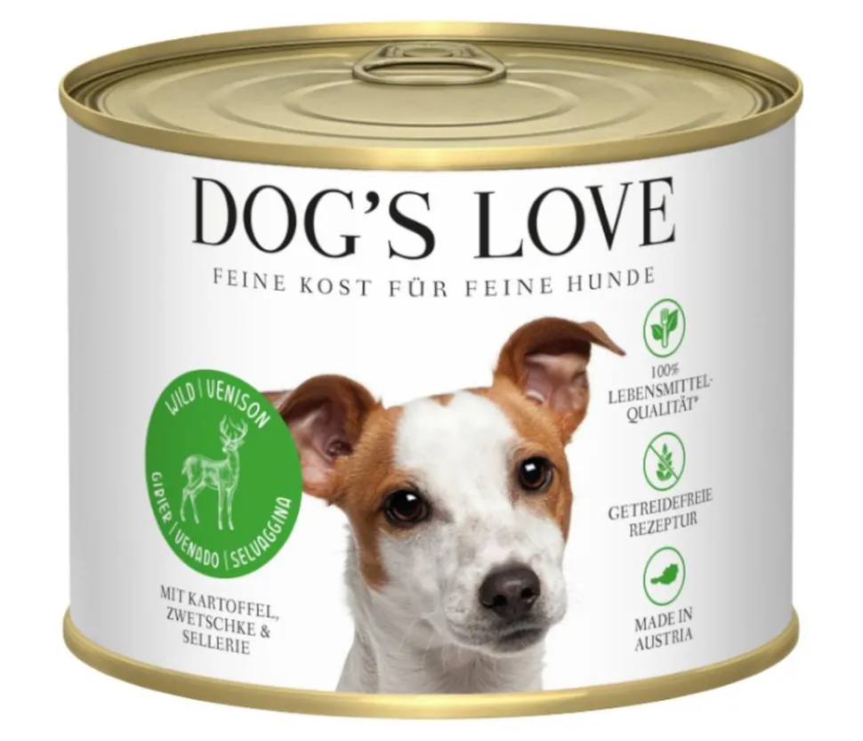 DOG'S LOVE Nassfutter für Hunde Adult, 6 x 200 g