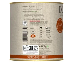 DOG'S LOVE Nassfutter für Hunde Bio, 6 x 800 g