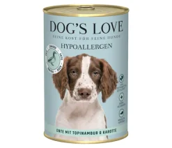DOG'S LOVE Nassfutter für Hunde Hypoallergen, 6 x 400 g