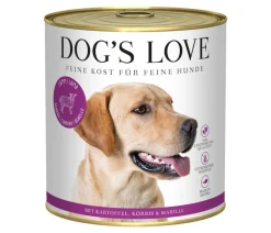 DOG'S LOVE Nassfutter für Hunde Adult, 6 x 800 g
