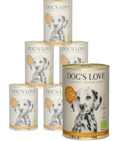 DOG'S LOVE Nassfutter für Hunde Adult, 6 x 800 g