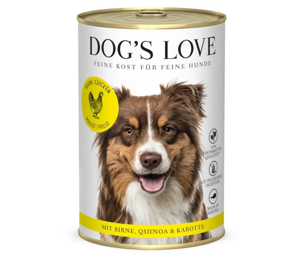 DOG'S LOVE Nassfutter für Hunde Adult, 6 x 400 g