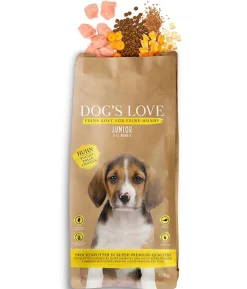 DOG'S LOVE Trockenfutter für Hunde Junior