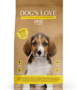 DOG'S LOVE Trockenfutter für Hunde Junior