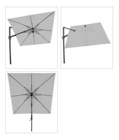 Doppler Ampelschirm myZone AX, quadratisch, ca. B210/T210 cm