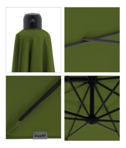 Doppler Ampelschirm myZone AX, quadratisch, ca. B210/T210 cm