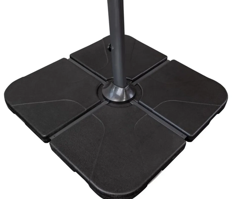 doppler Beschwerplatten für Schirme, 4er-Set