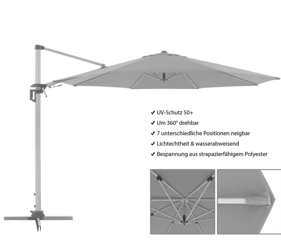 Doppler Pendelschirm Active, rund, ca. Ø370 cm