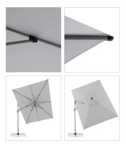Doppler Pendelschirm Active NeoSide, rechteckig, ca. B350/T260 cm