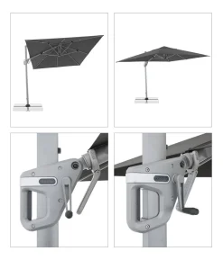 Doppler Pendelschirm Active NeoSide, rechteckig, ca. B350/T260 cm