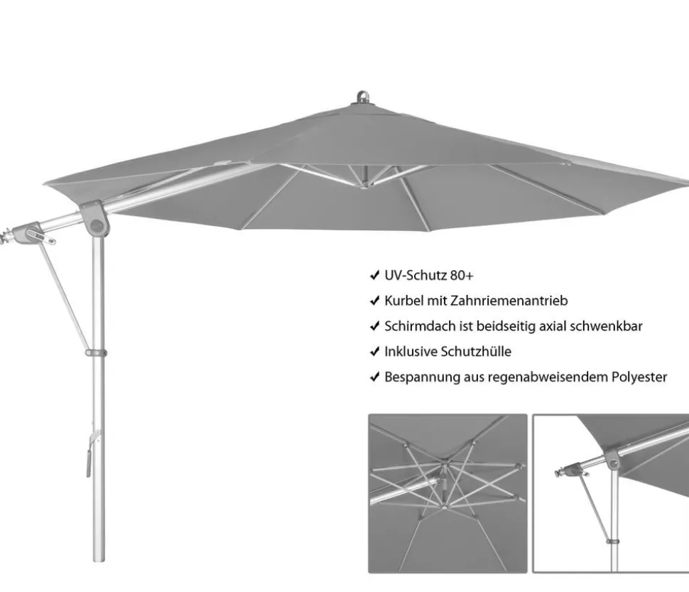 Doppler Pendelschirm Expert, rund, ca. Ø350 cm