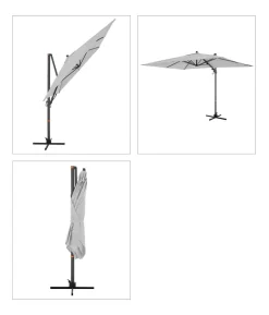 Doppler Pendelschirm myZone AX, rechteckig, ca. B320/T240 cm