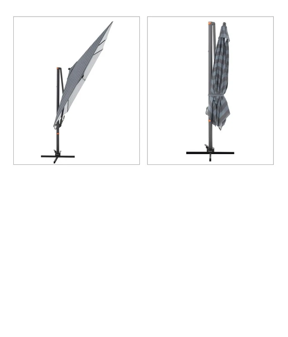 Doppler Pendelschirm myZone AX, rechteckig, ca. B320/T240 cm