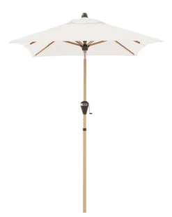 Doppler Sonnenschirm Aluwood Ultra, rechteckig, ca. B210/T140 cm