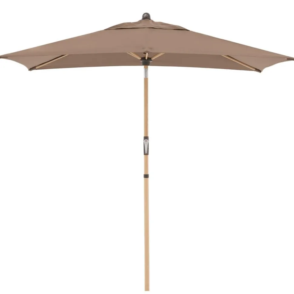 Doppler Sonnenschirm Aluwood Ultra, rechteckig, ca. B210/T140 cm