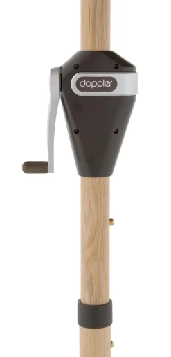 Doppler Sonnenschirm Aluwood Ultra, rechteckig, ca. B210/T140 cm