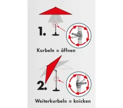 Doppler Sonnenschirm Expert Auto Tilt, rechteckig, ca. B300/T200 cm