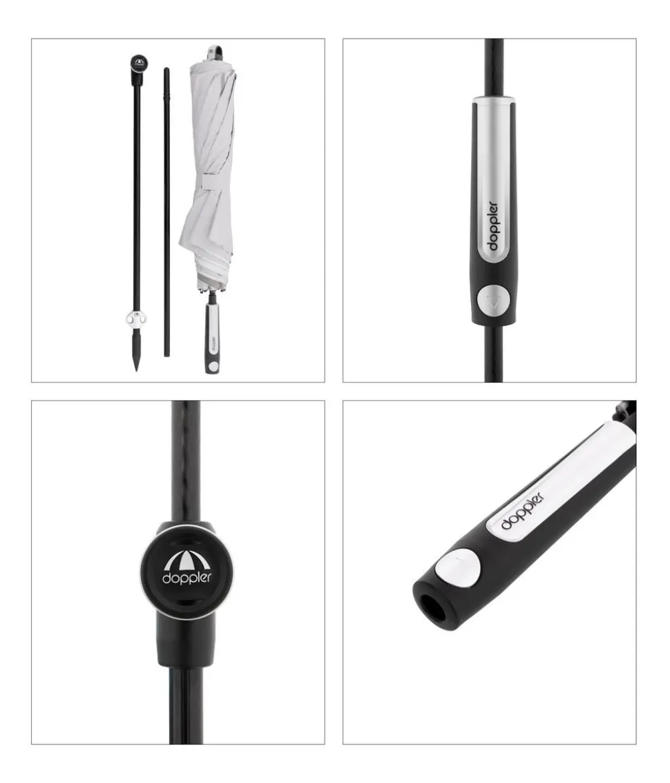 Doppler Sonnenschirm Expert Multi Push Up, ca. Ø156/H190 cm