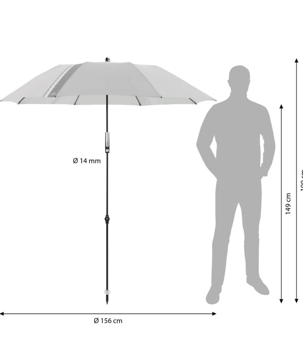 Doppler Sonnenschirm Expert Multi Push Up, ca. Ø156/H190 cm
