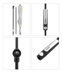 Doppler Sonnenschirm Expert Multi Push Up, ca. Ø156/H190 cm