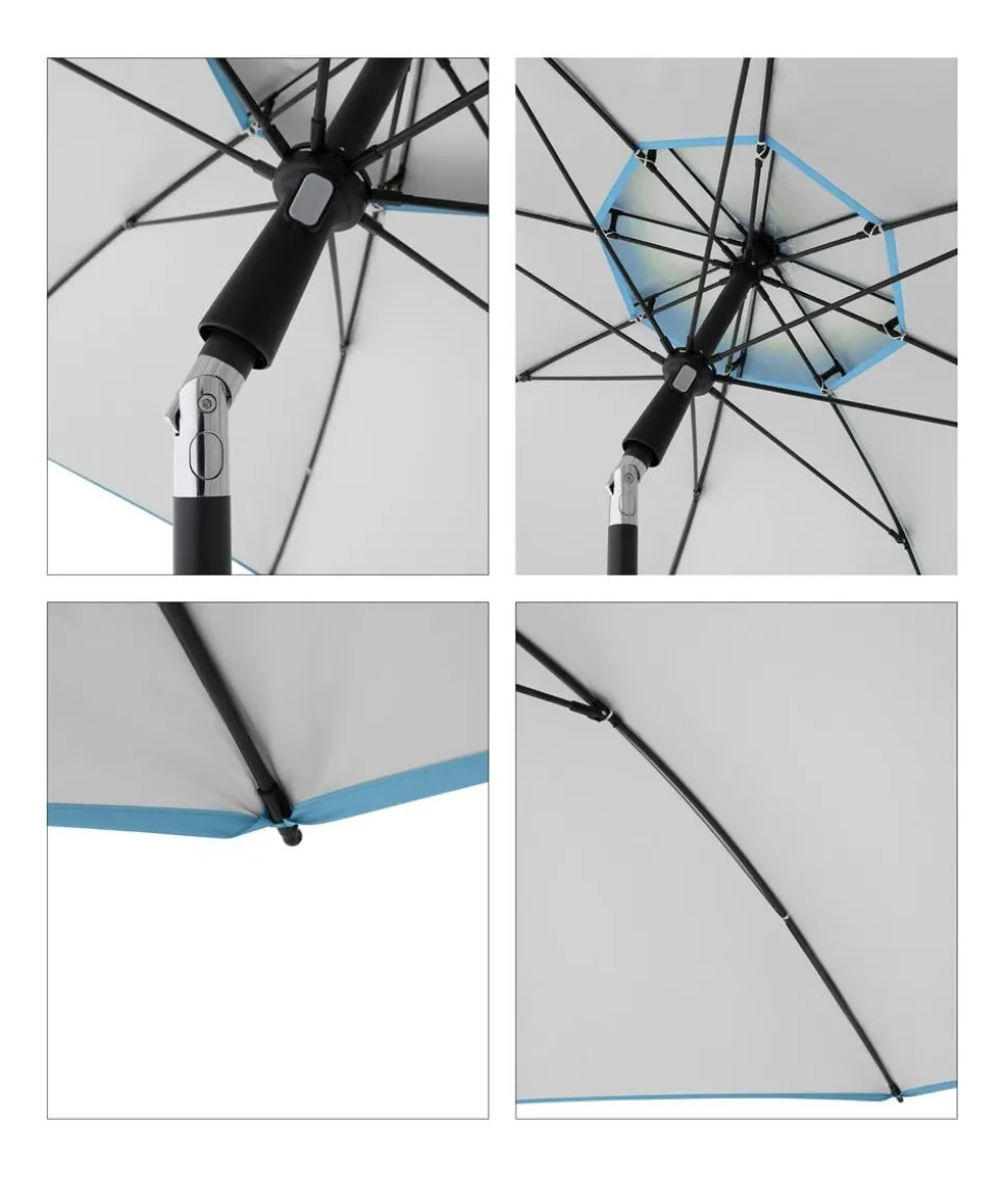 Doppler Sonnenschirm Windprofi Neo, rund, ca. Ø200 cm