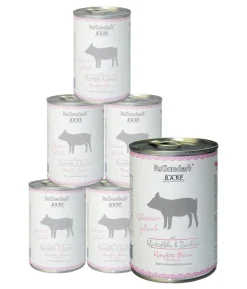 Dr. Clauder's® Nassfutter für Hunde BARF Komplettmenü