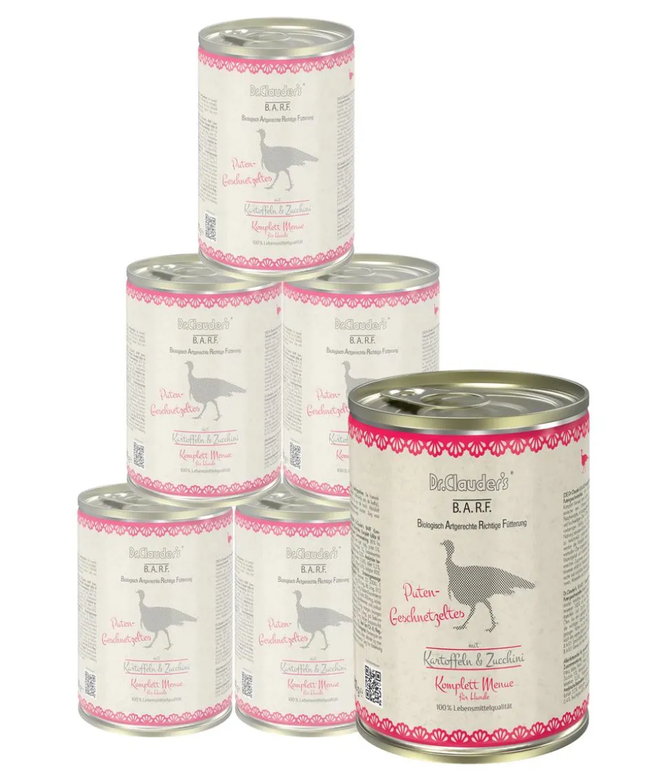 Dr. Clauder's® Nassfutter für Hunde BARF Komplettmenü