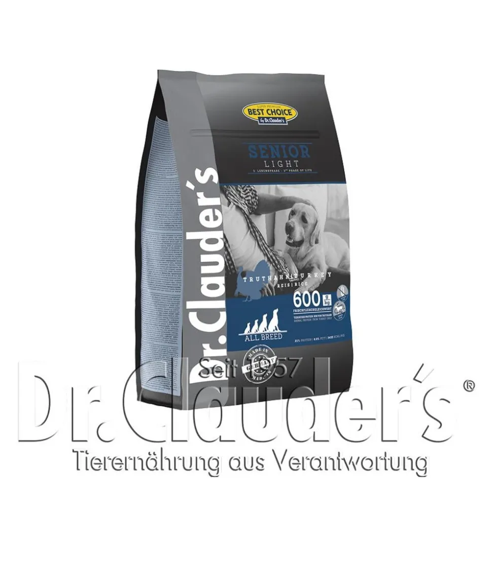 Dr. Clauder's® Trockenfutter für Hunde Best Choice Senior Light