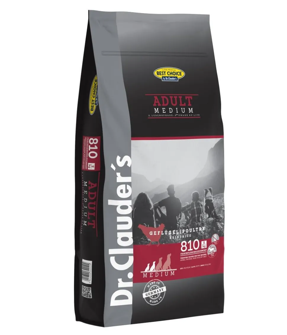 Dr. Clauder’s®Trockenfutter für Hunde Best Choice Adult Medium Breed