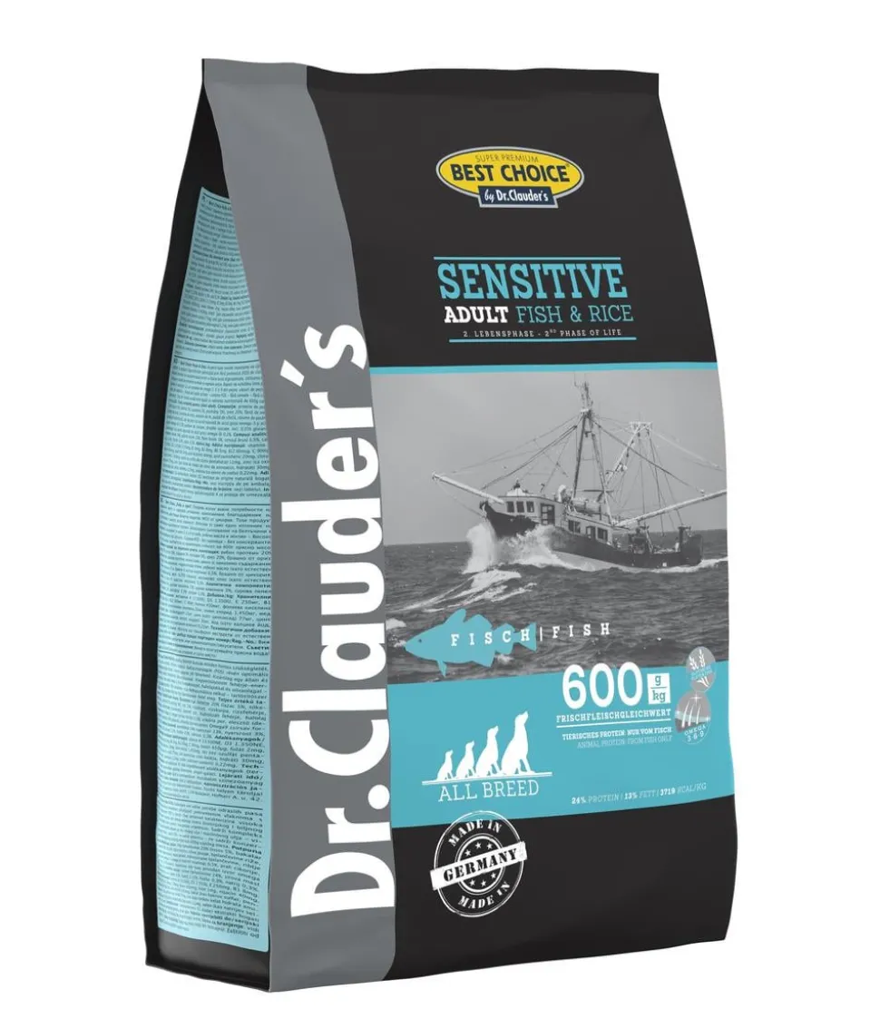 Dr. Clauder's® Trockenfutter für Hunde Best Choice Sensitive Adult All Breed