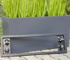 Eastwest Fiberglas-Pflanzkübel Supremo, quadratisch