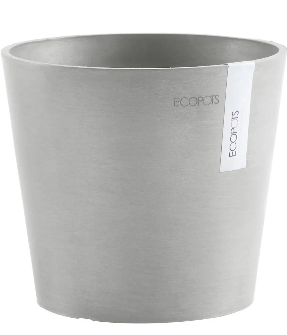 Ecopots Kunststoff-Topf Amsterdam Mini, rund, ca. Ø17/H14,7 cm