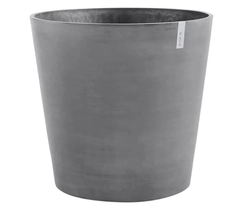 Ecopots Kunststoff-Topf Amsterdam mit Rollen, rund