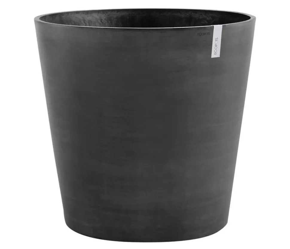 Ecopots Kunststoff-Topf Amsterdam mit Rollen, rund