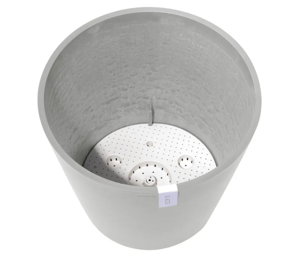Ecopots Kunststoff-Topf Amsterdam mit Wassersystem, rund