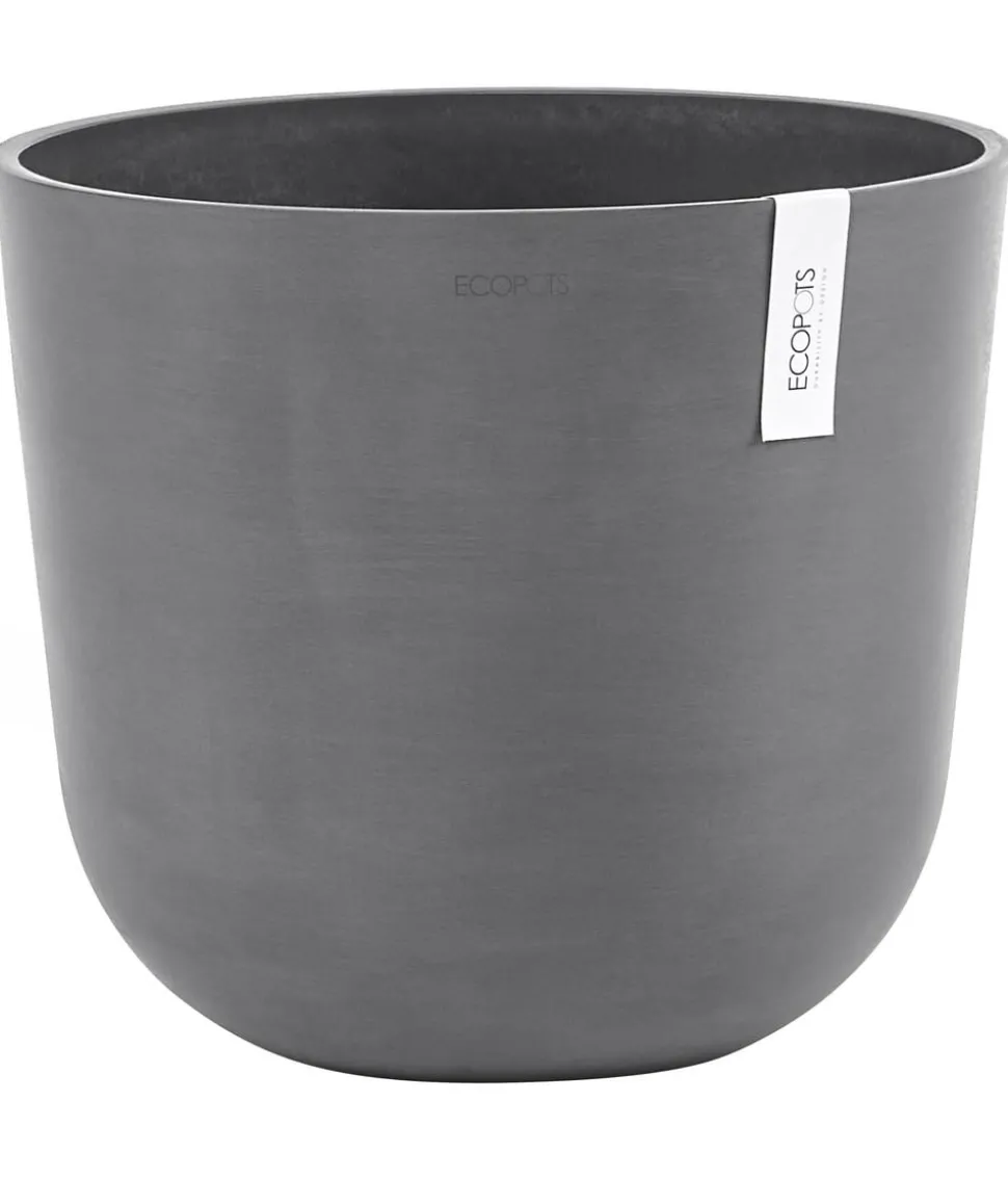Ecopots Kunststoff-Topf Oslo mit Wassersystem, rund