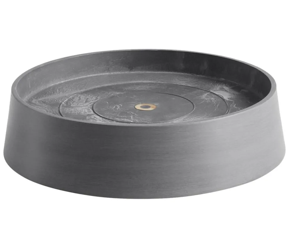 Ecopots Kunststoff-Untersetzer Oslo, rund, mit Rollen